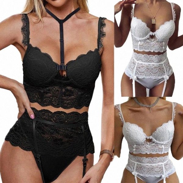 women's lace mesh stitching underwear set hollow out flower deep v bras chest pad thong bow garter sets i0yh#, Red;black
women's lace mesh stitching underwear set hollow out flower deep v bras chest pad thong bow garter sets i0yh#, Red;black