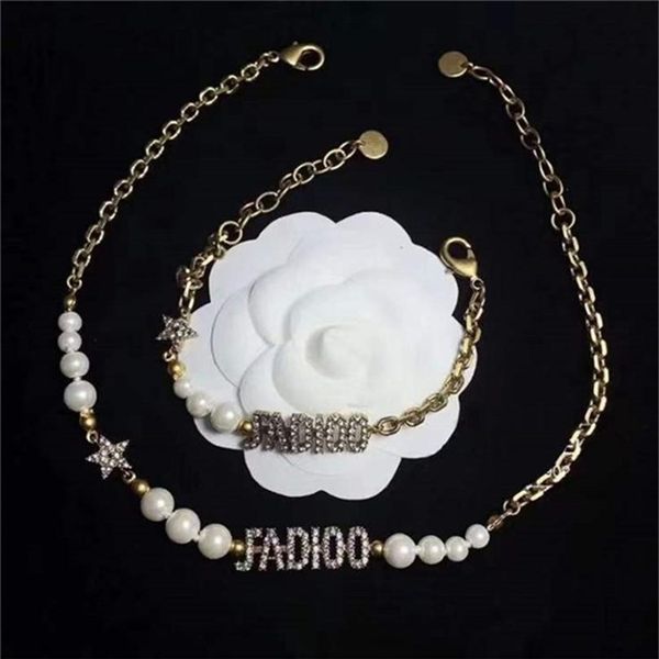 trend 20% off designer jewelry d high-end version ja letter pearl bracelet women's light luxury fashion pearl necklace234n, Silver
trend 20% off designer jewelry d high-end version ja letter pearl bracelet women's light luxury fashion pearl necklace234n, Silver