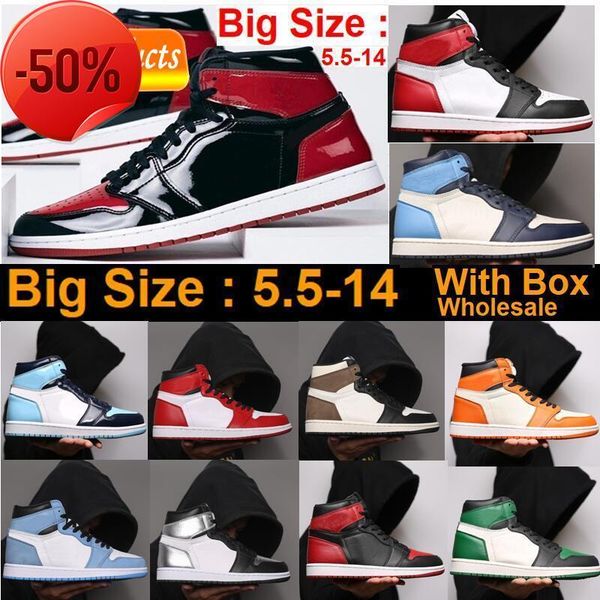 women men big size 36-48 large basketball shoes 1 bred patent 1s white university blue satin black toe pine green mid banned dark mocha
women men big size 36-48 large basketball shoes 1 bred patent 1s white university blue satin black toe pine green mid banned dark mocha