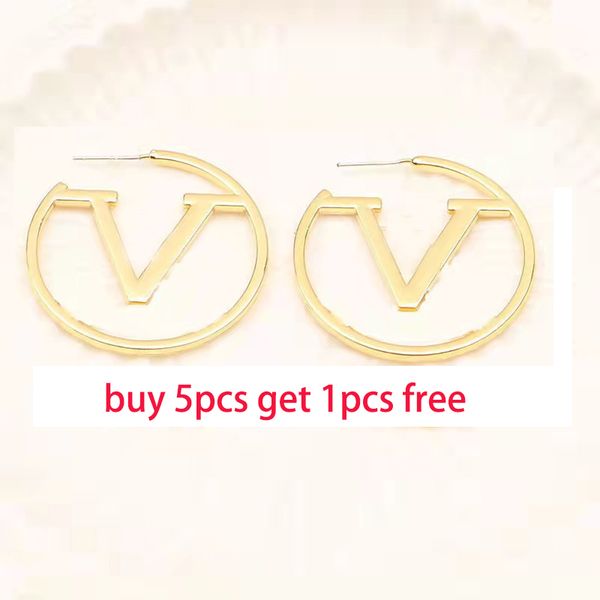 5pairs/set classic letter earring stud luxury earring designer for woman orecchini diamond pearl fashion high polish jewelry hoop earing lad, Golden;silver
5pairs/set classic letter earring stud luxury earring designer for woman orecchini diamond pearl fashion high polish jewelry hoop earing lad, Golden;silver