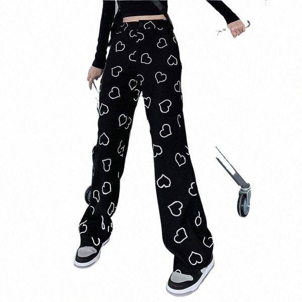 harajpoo women pants south korea trend hip-hop love print loose high waist thin straight wide leg casual trousers ins women's & capris, Black;white
harajpoo women pants south korea trend hip-hop love print loose high waist thin straight wide leg casual trousers ins women's & capris, Black;white