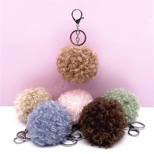 8cm fake fur keychain hair ball curly cute bag pendant car plush key chain creative gift jewelry accessories pendant, Silver
8cm fake fur keychain hair ball curly cute bag pendant car plush key chain creative gift jewelry accessories pendant, Silver
