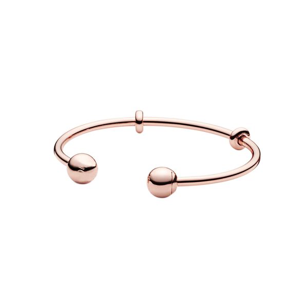 rose gold open bangle charm bracelets real sterling silver women wedding designer jewelry with original box for pandora girlfriend gift brac, Black
rose gold open bangle charm bracelets real sterling silver women wedding designer jewelry with original box for pandora girlfriend gift brac, Black