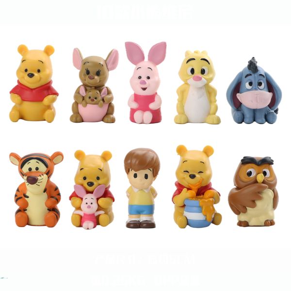 

disney genuine authorized ten classic character dolls family ornaments children's toys holiday decoration