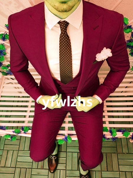 custom-made groom tuxedos one button men suits peak lapel groomsmen wedding/prom/dinner man blazer jacket pants tie vest m130, Black;gray
custom-made groom tuxedos one button men suits peak lapel groomsmen wedding/prom/dinner man blazer jacket pants tie vest m130, Black;gray