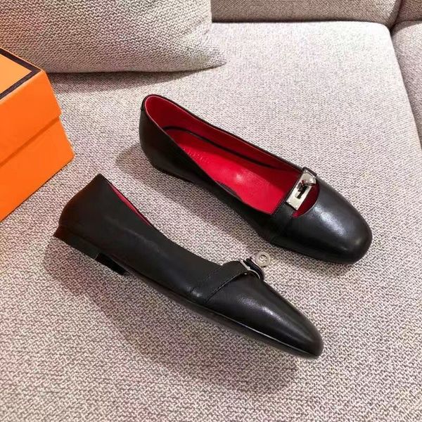 women casual loafer shoes flat kelly round toe kelly-buckles ballet flats leather metal chain shoes velvet calfskin mule outdoor slipper 35-, Black
women casual loafer shoes flat kelly round toe kelly-buckles ballet flats leather metal chain shoes velvet calfskin mule outdoor slipper 35-, Black