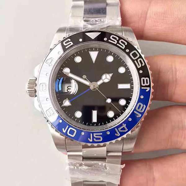 watches luxury u1 factory st9 watch stainless black blue batman ceramic bezel mens mechanical automatic movement gmt self-winding men watche, Silver
watches luxury u1 factory st9 watch stainless black blue batman ceramic bezel mens mechanical automatic movement gmt self-winding men watche, Silver