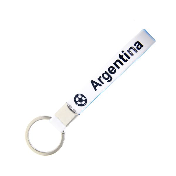 50pcs football team silicone bracelet key chain printed alemania argentina espana ecuador brasil, Silver
50pcs football team silicone bracelet key chain printed alemania argentina espana ecuador brasil, Silver
