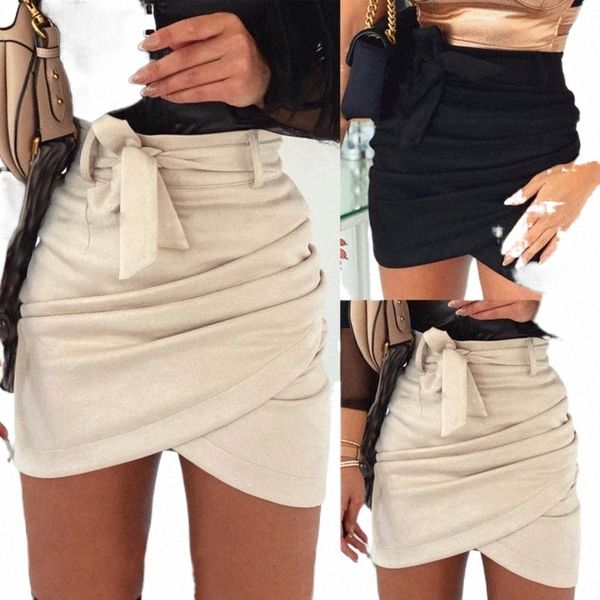 skirts high waist belt suede leather skirt female autumn winter irregular bodycon mini streetwear women bottom n7fu#, Black
skirts high waist belt suede leather skirt female autumn winter irregular bodycon mini streetwear women bottom n7fu#, Black