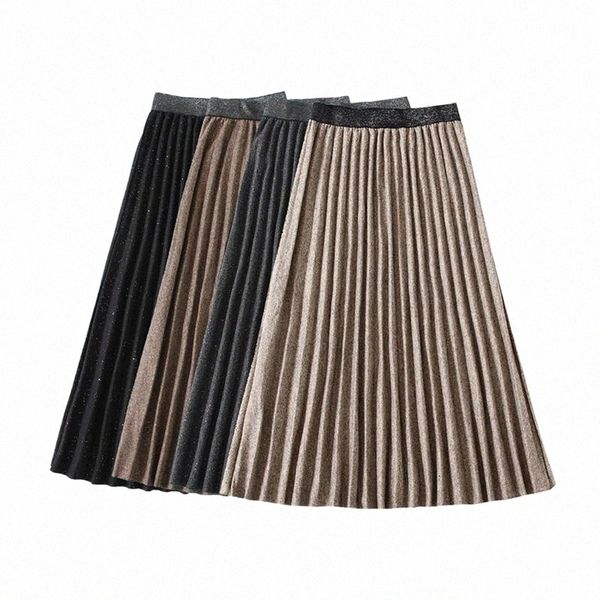 spring women black skirt high waist pleated knitted bright silk patchwork elastic streetwear skirts 53e6#
spring women black skirt high waist pleated knitted bright silk patchwork elastic streetwear skirts 53e6#