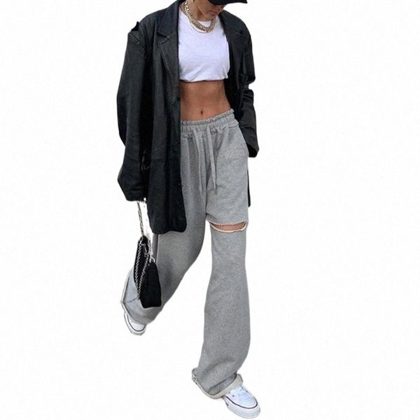 ucnye summer fashion casual hole wide leg pants women streetwear loose high waist elastic soft female pant womens's bottoms women', Black;white
ucnye summer fashion casual hole wide leg pants women streetwear loose high waist elastic soft female pant womens's bottoms women', Black;white