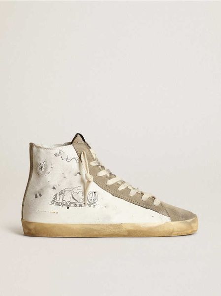 high-small dirty shoes designer luxury italian retro handmade women's francy sneakers with dove-gray suede inserts and all-over black
high-small dirty shoes designer luxury italian retro handmade women's francy sneakers with dove-gray suede inserts and all-over black