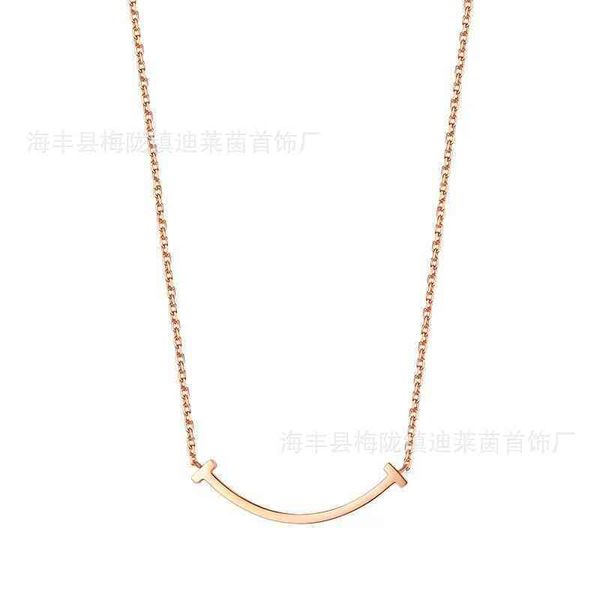dhl high edition t family smile necklace women's 925 sterling silver rose gold large smooth diamond pendant collar chain
dhl high edition t family smile necklace women's 925 sterling silver rose gold large smooth diamond pendant collar chain