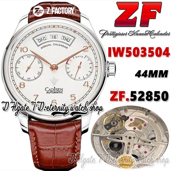 zf v2 zf503504 annual calendar mens watch a52850 automatic silver power reserve dial number markers steel case brown leather strap super edi, Slivery;brown
zf v2 zf503504 annual calendar mens watch a52850 automatic silver power reserve dial number markers steel case brown leather strap super edi, Slivery;brown