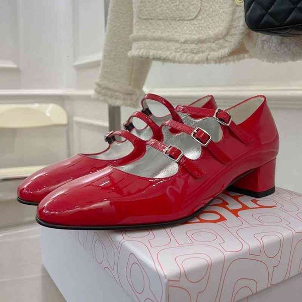 dress shoes temperament single shoe women's carel square head thick heel patent leather mary jane shallow mouth small shoes, Black
dress shoes temperament single shoe women's carel square head thick heel patent leather mary jane shallow mouth small shoes, Black