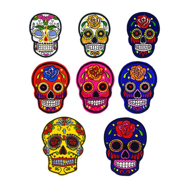notions skull iron on patches sew on patch punk style skeleton embroidery appliques ghost head motif melt sticker halloween costumes accesso, Black
notions skull iron on patches sew on patch punk style skeleton embroidery appliques ghost head motif melt sticker halloween costumes accesso, Black