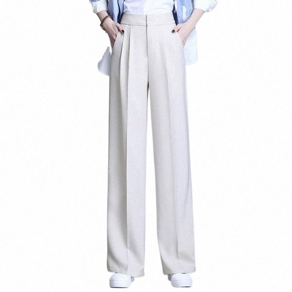 women's pants & capris oumengka 2021 spring office lady elegant casual fashion straight wide leg black full length trousers woman s m9m, Black;white
women's pants & capris oumengka 2021 spring office lady elegant casual fashion straight wide leg black full length trousers woman s m9m, Black;white