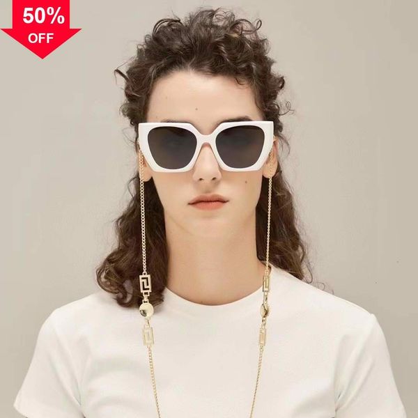designer sunglasses new net red same head chain fashion women's versatile trendy 5066, White;black
designer sunglasses new net red same head chain fashion women's versatile trendy 5066, White;black