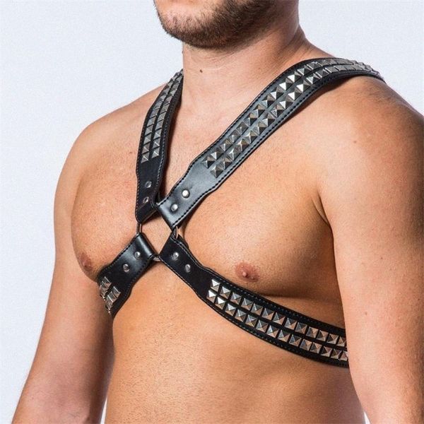 men leather chest harness belts adjustable gay clothing fetish body bondage crossed male lingerie for bras sets f9xs#, Red;black
men leather chest harness belts adjustable gay clothing fetish body bondage crossed male lingerie for bras sets f9xs#, Red;black