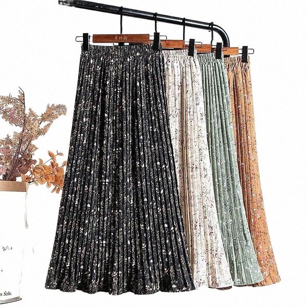 skirts 2021 women summer pleated chiffon skirt elastic waist elegant vintage floral print office ladies long faldas beach wear 04mx#, Black
skirts 2021 women summer pleated chiffon skirt elastic waist elegant vintage floral print office ladies long faldas beach wear 04mx#, Black
