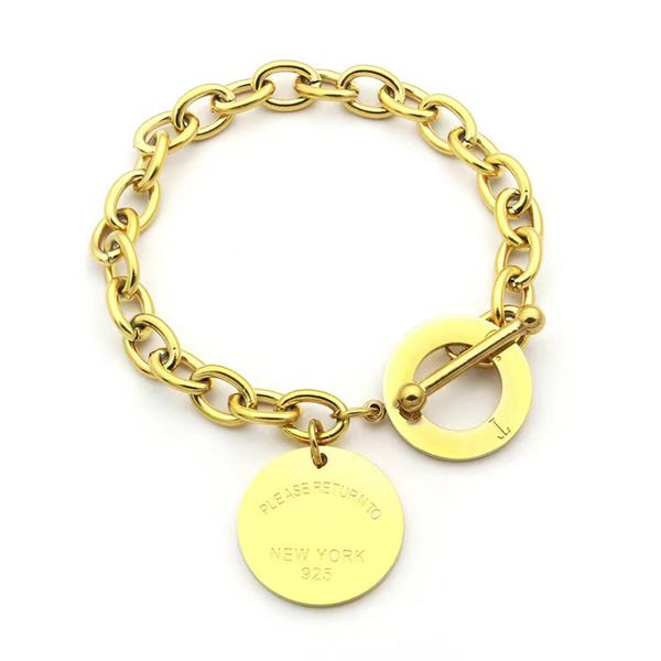 new ot buckle round card pendant charm bracelet brand classic t letter designer bracelet fashion men and women couples wedding bracelets, Black
new ot buckle round card pendant charm bracelet brand classic t letter designer bracelet fashion men and women couples wedding bracelets, Black