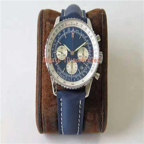 al navitimer chronograph b10 men watch eta 7750 automatic 28800vph blue dial 316l steel sapphire bi-directional rotating bezel lea279i, Slivery;brown
al navitimer chronograph b10 men watch eta 7750 automatic 28800vph blue dial 316l steel sapphire bi-directional rotating bezel lea279i, Slivery;brown