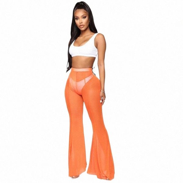 high elastic solid mesh perspective flare trouser women waist bodycon bell bottom pant summer party club beach wear bottoms women's pan, Black;white
high elastic solid mesh perspective flare trouser women waist bodycon bell bottom pant summer party club beach wear bottoms women's pan, Black;white