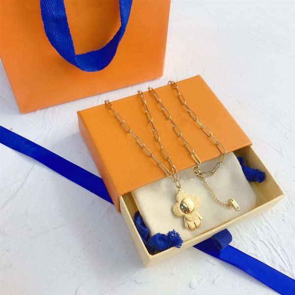 luxury design necklace choker chain 18k gold plated stainless steel necklaces flower doll pendant fashion women wedding jewelry accesso2462, Silver
luxury design necklace choker chain 18k gold plated stainless steel necklaces flower doll pendant fashion women wedding jewelry accesso2462, Silver