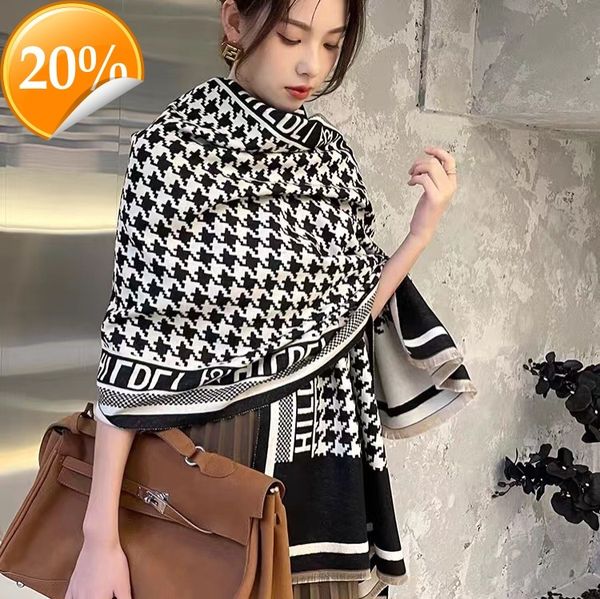 new design scarf thousand bird check for female winter 2022 style cashmere thickened shawl warm, Blue;gray
new design scarf thousand bird check for female winter 2022 style cashmere thickened shawl warm, Blue;gray