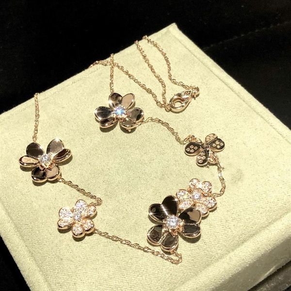 necklace 925 sterling silver inlaid with high carbon diamond tridimensional clover butterfly brand necklace gift neck285r
necklace 925 sterling silver inlaid with high carbon diamond tridimensional clover butterfly brand necklace gift neck285r
