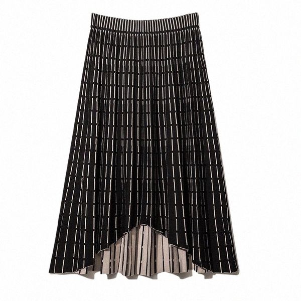 skirts 2021 high waist knitted a-line irregular hem fashion striped women winter pleated skirt faldas jupe femme saia o7ct#, Black
skirts 2021 high waist knitted a-line irregular hem fashion striped women winter pleated skirt faldas jupe femme saia o7ct#, Black