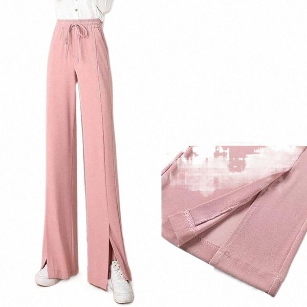 ice silk wide leg pants candy colors elastic waist women drawstring straight soft loose trousers women's & capris f0rp#, Black;white
ice silk wide leg pants candy colors elastic waist women drawstring straight soft loose trousers women's & capris f0rp#, Black;white