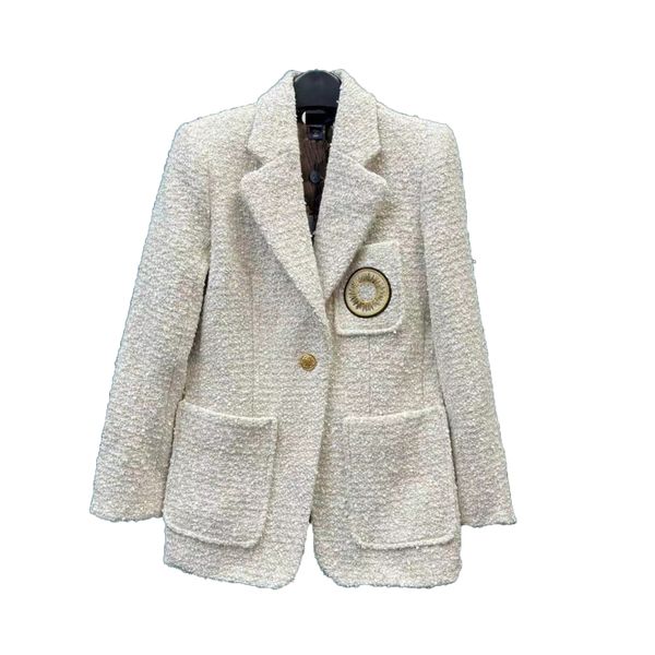 b91 women's designer blazers clothing iv tweed autumn winter new released, White;black
b91 women's designer blazers clothing iv tweed autumn winter new released, White;black