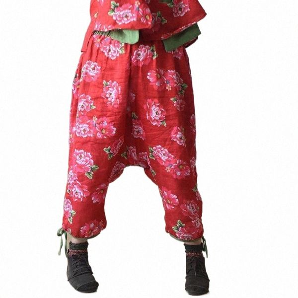 women retro print floral wide leg pants chinese style 2021 pockets female loose linen elastic waist harem trousers women's & capris 45t, Black;white
women retro print floral wide leg pants chinese style 2021 pockets female loose linen elastic waist harem trousers women's & capris 45t, Black;white