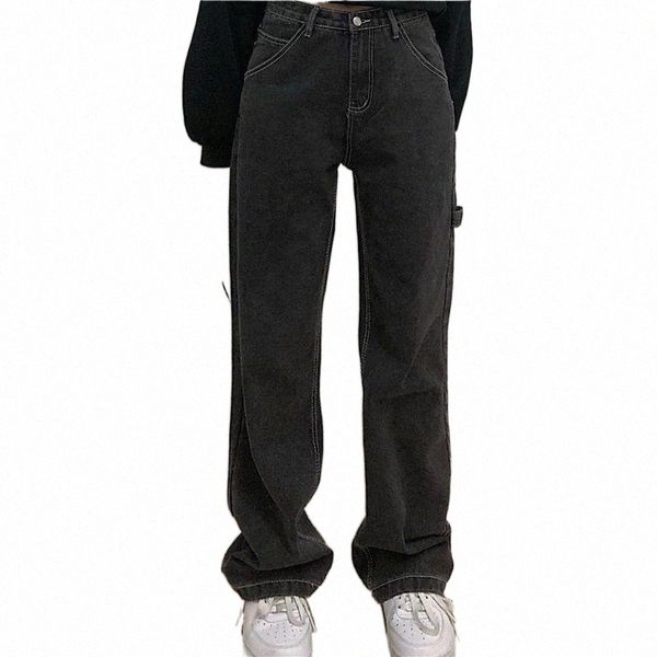 women's pants & capris women 2021 retro high-waisted thin drape wide-leg jeans female students loose casual oversize denim trousers m4k, Black;white
women's pants & capris women 2021 retro high-waisted thin drape wide-leg jeans female students loose casual oversize denim trousers m4k, Black;white