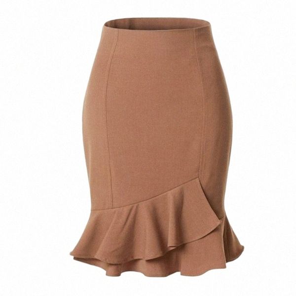fashion solid color women skirts high waist slim ruffled skirt female spring summer vintage split stretchy for femme n0m0#, Black
fashion solid color women skirts high waist slim ruffled skirt female spring summer vintage split stretchy for femme n0m0#, Black