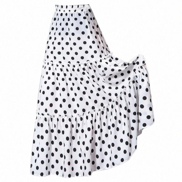 women fashion polka dot printing pleated midi skirt faldas mujer ladies chic mid-calf elastic waist skirts o7v0#, Black
women fashion polka dot printing pleated midi skirt faldas mujer ladies chic mid-calf elastic waist skirts o7v0#, Black