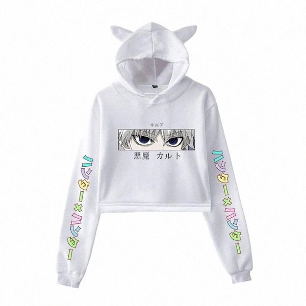 hisoka cropped hoodie sweatshirts women long sleeve crop hoody harajuku cat ear streetwear hooded women's hoodies & m52i#, Black
hisoka cropped hoodie sweatshirts women long sleeve crop hoody harajuku cat ear streetwear hooded women's hoodies & m52i#, Black