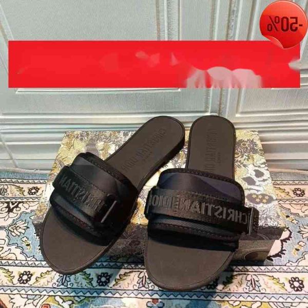 designer slippers wholesale diro flat slippers women's classic letter color blocking sandals foreign trade large sho beach factory dire, Black
designer slippers wholesale diro flat slippers women's classic letter color blocking sandals foreign trade large sho beach factory dire, Black
