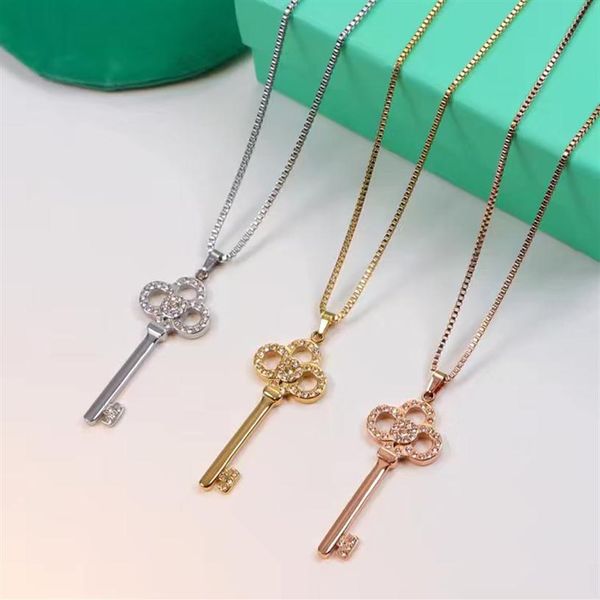 20 mixed styles brass luxury key pendant necklaces gold plated simple love copper ring logo printed necklace women designer257o, Silver
20 mixed styles brass luxury key pendant necklaces gold plated simple love copper ring logo printed necklace women designer257o, Silver