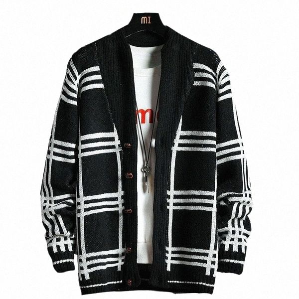 men's sweaters mens cardigan knitted sweater winter solid harajuku plaid korean casual black pull oversize sueteres para hombre m5hq#, White;black
men's sweaters mens cardigan knitted sweater winter solid harajuku plaid korean casual black pull oversize sueteres para hombre m5hq#, White;black