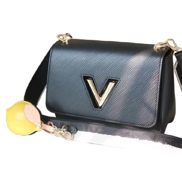 5a new women's luxury bag leather designer epi grain name brand twist lock water ripple lemon pendant shoulder messenger bag classic fa
5a new women's luxury bag leather designer epi grain name brand twist lock water ripple lemon pendant shoulder messenger bag classic fa