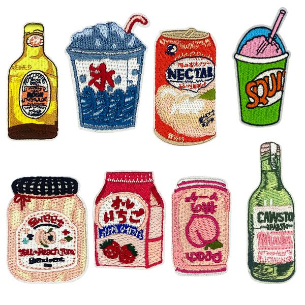 notions cute small patch cartoon embroidery patches iron on food drinks fabric appliques diy clothing jacket jeans bags, Black
notions cute small patch cartoon embroidery patches iron on food drinks fabric appliques diy clothing jacket jeans bags, Black