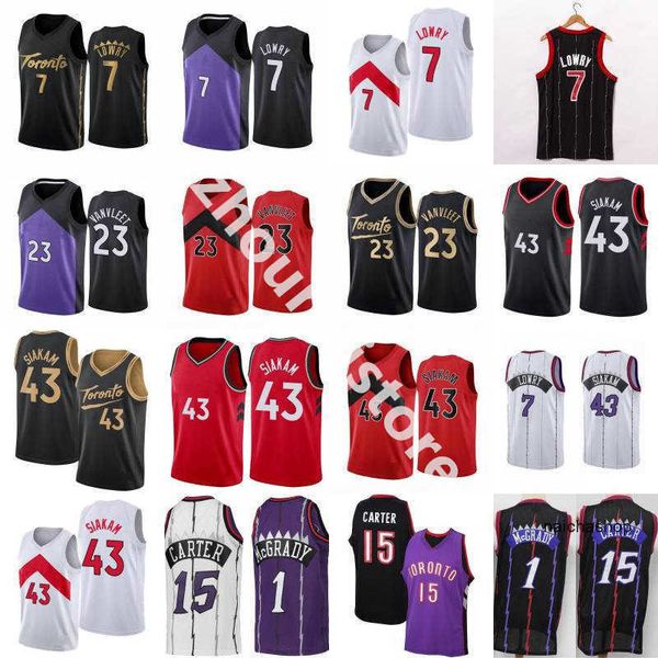 kyle 7 lowry fred 23 vanvleet pascal 43 siakam basketball jersey tracy 1 mcgrady vince 15 carter retro shirt''nba''jerse, Black;red
kyle 7 lowry fred 23 vanvleet pascal 43 siakam basketball jersey tracy 1 mcgrady vince 15 carter retro shirt''nba''jerse, Black;red