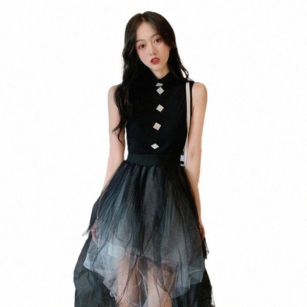 skirts 2021 summer 2 piece set women suit black sleeveless knitting casual and vintage party club mesh half-length skirt j9no#
skirts 2021 summer 2 piece set women suit black sleeveless knitting casual and vintage party club mesh half-length skirt j9no#