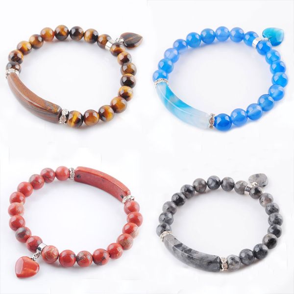 natural stone beads strand bracelets & bangles heart shape silver-color fitting women jewelry love gifts bk333, Black
natural stone beads strand bracelets & bangles heart shape silver-color fitting women jewelry love gifts bk333, Black