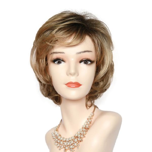 female full head lifelike false head cover foreign trade wig chemical fiber, Black 
female full head lifelike false head cover foreign trade wig chemical fiber, Black