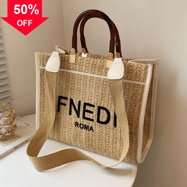 designer clutch bag evening clutches summer new straw large capacity hand letter wide shoulder strap single msenger woven women's
designer clutch bag evening clutches summer new straw large capacity hand letter wide shoulder strap single msenger woven women's