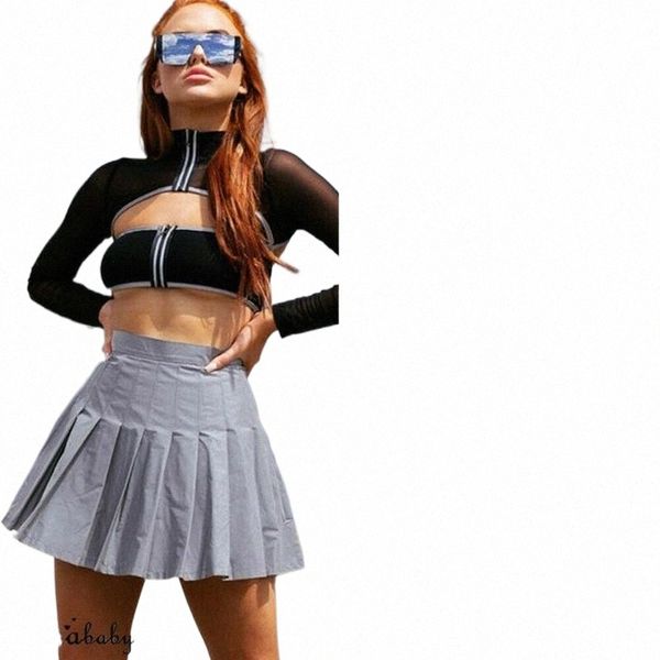 skirts women summer casual and loose solid thin high waist pleated reflective night club party short empire mini h5z4#, Black
skirts women summer casual and loose solid thin high waist pleated reflective night club party short empire mini h5z4#, Black