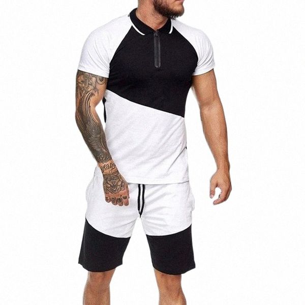 men's tracksuits irregular patchwork men summer tracksuit short sleeve 2 piece set sweatsuits running sports wear fashion clothing sets, Gray
men's tracksuits irregular patchwork men summer tracksuit short sleeve 2 piece set sweatsuits running sports wear fashion clothing sets, Gray